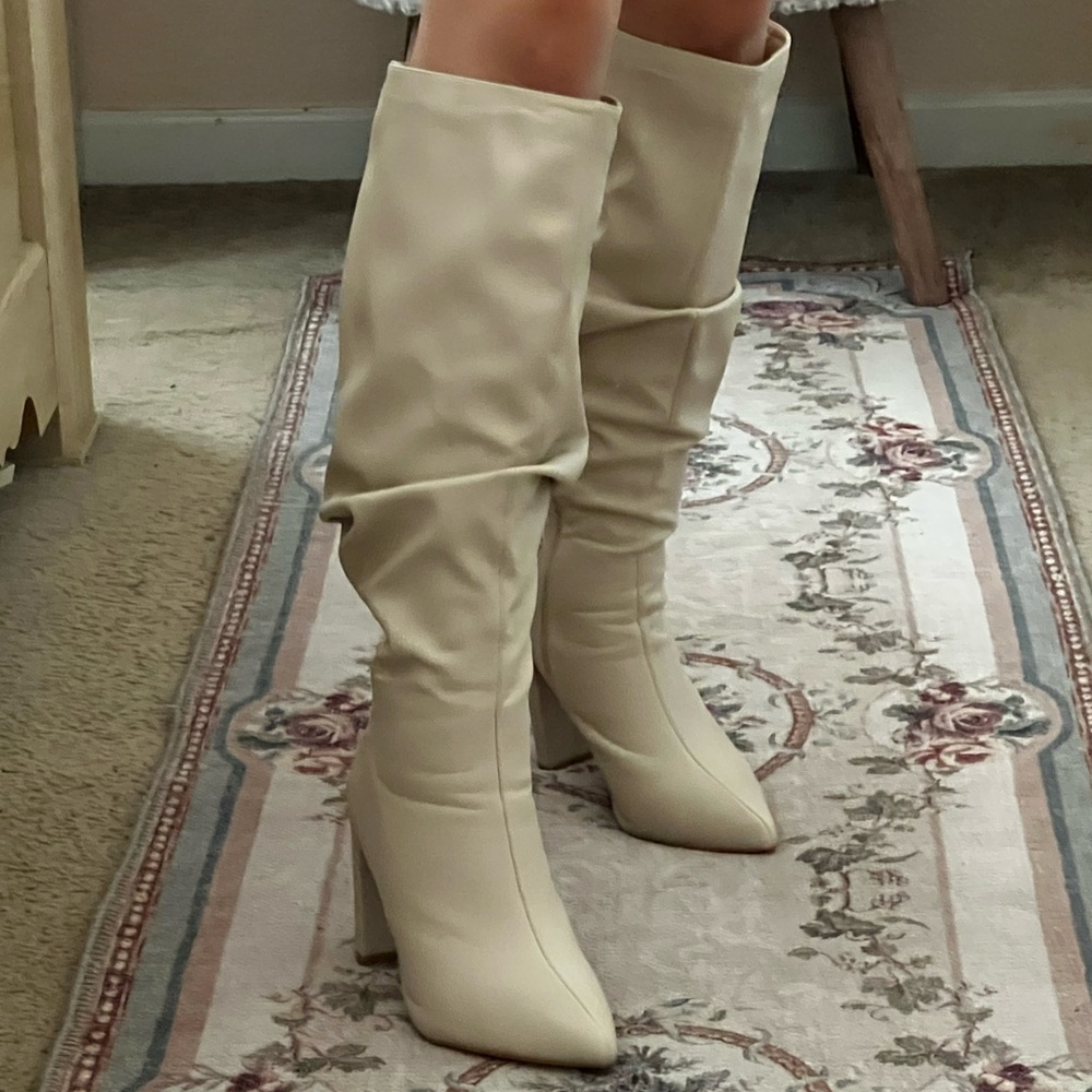 ✨ Off-Duty Model Slouch Boots - Picture 4 of 8